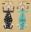 Indianische Kunst mit Spirit - Sandbilder der Navajo